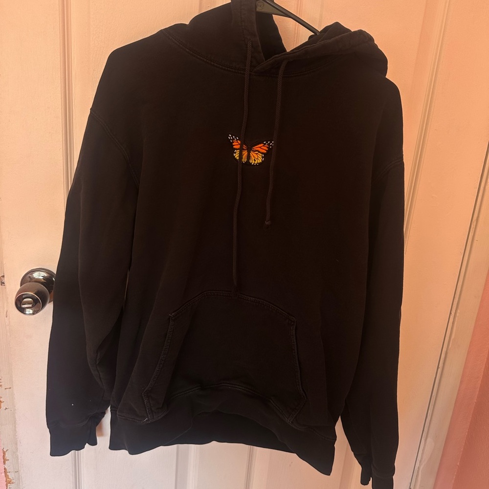 Black butterfly Hoodie